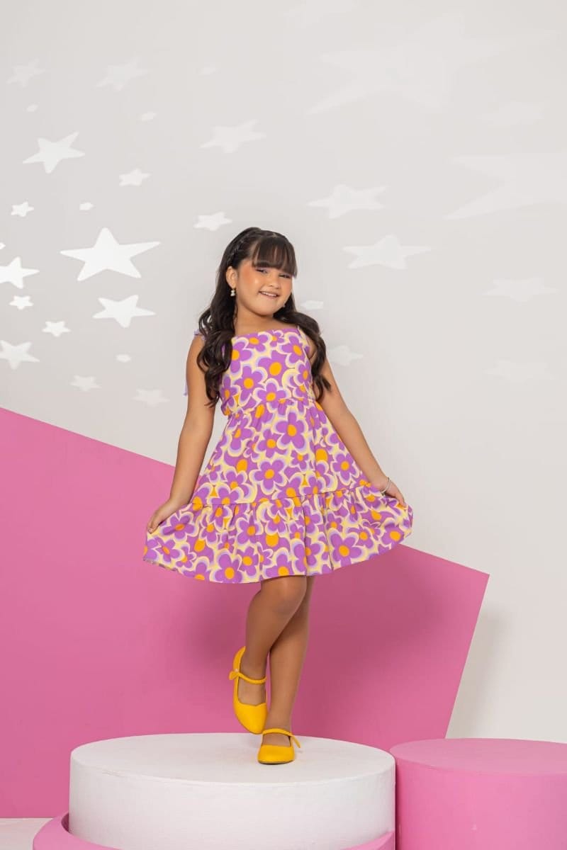 Vestido Maísa Flores Roxo - Foto 2