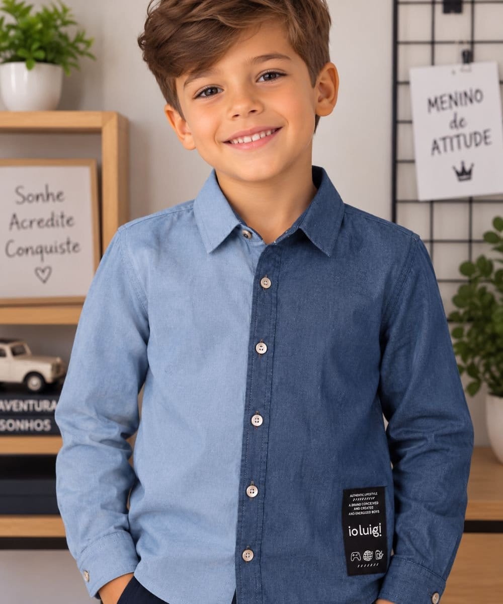 Camisa Social Ioluig - Foto 1