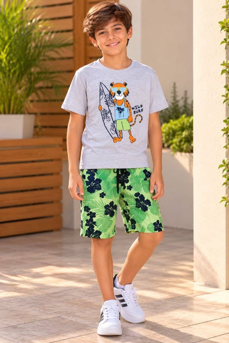 Conjunto Bermuda de Tactel