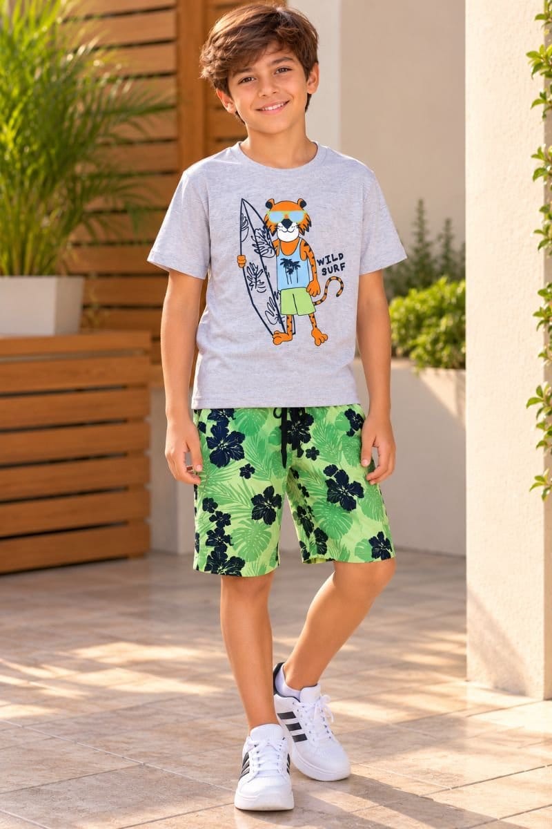 Conjunto Bermuda de Tactel - Foto 1