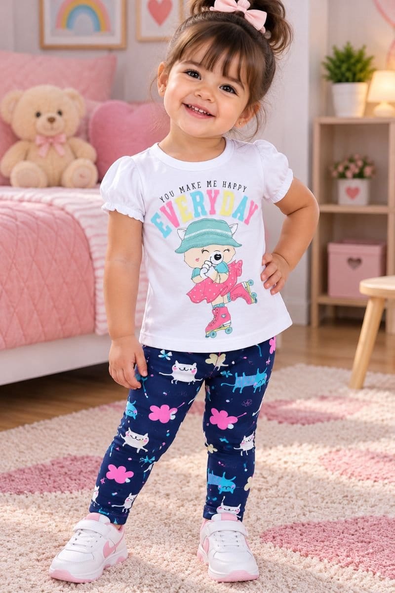 Conjunto Legging Ralakids - Foto 1