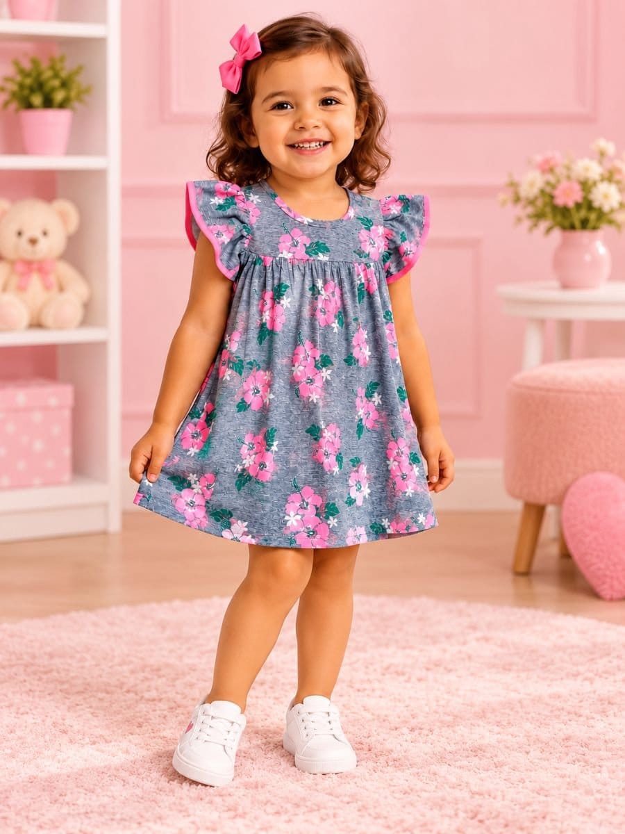 Vestido Serelepe Floral - Foto 1
