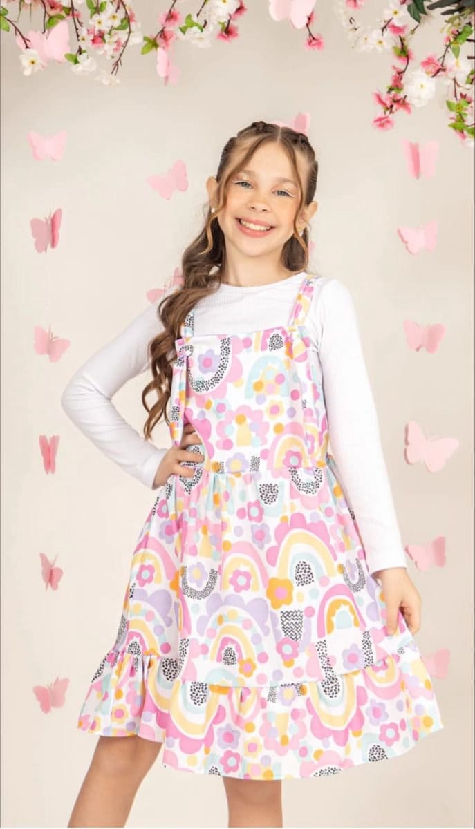 Salopete com Blusa Manga longa - Foto 1