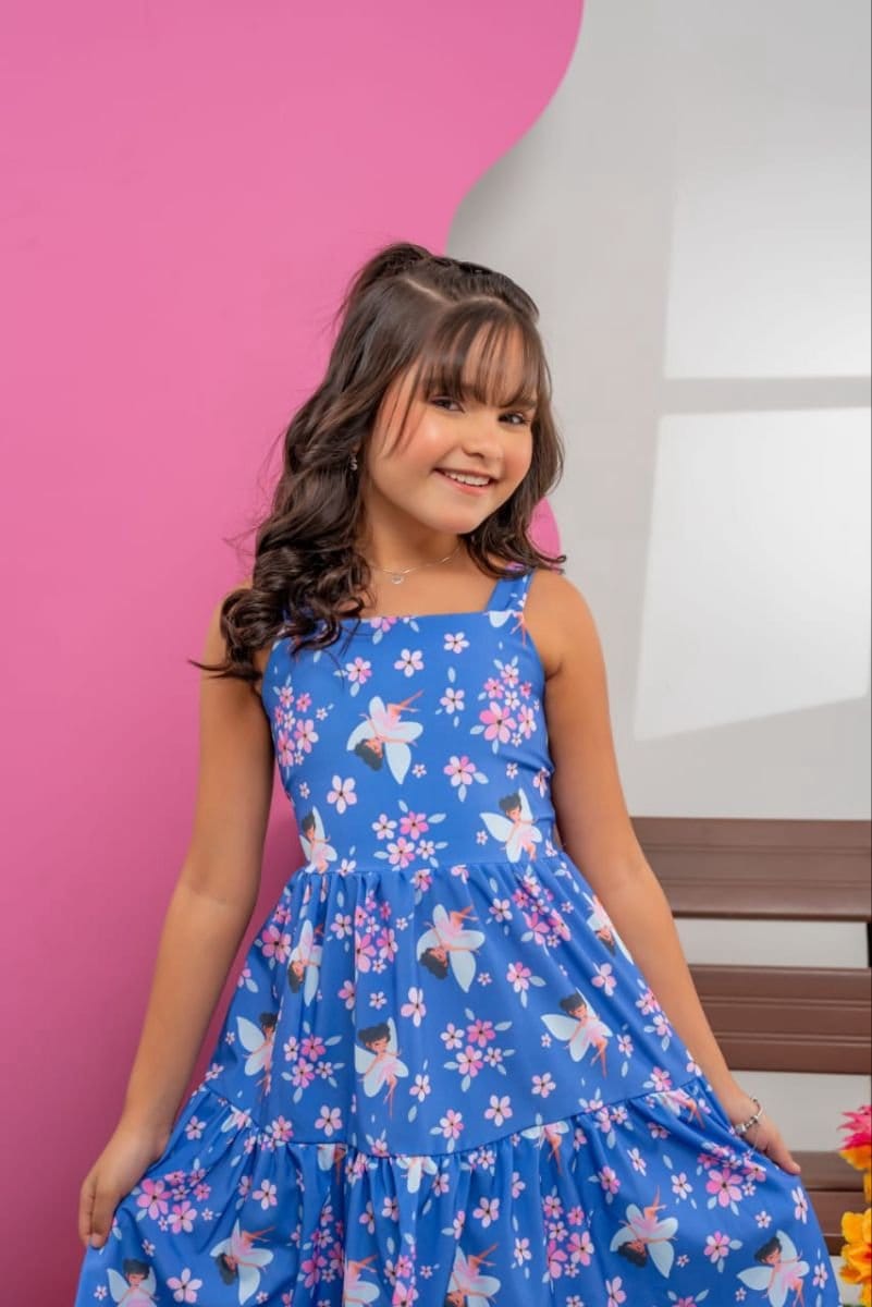 Vestido Cris Fadinha Roxo - Foto 1