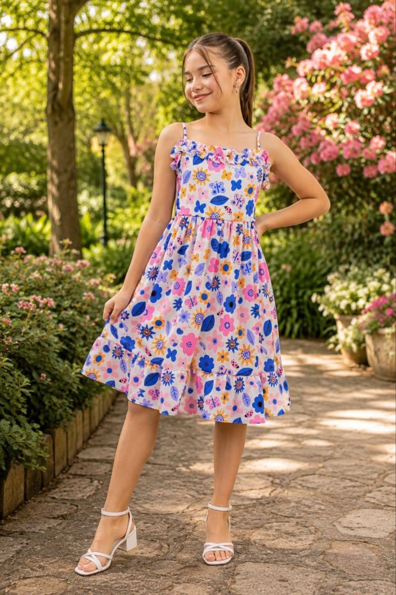 Vestido Jardim de Flores - Foto 3