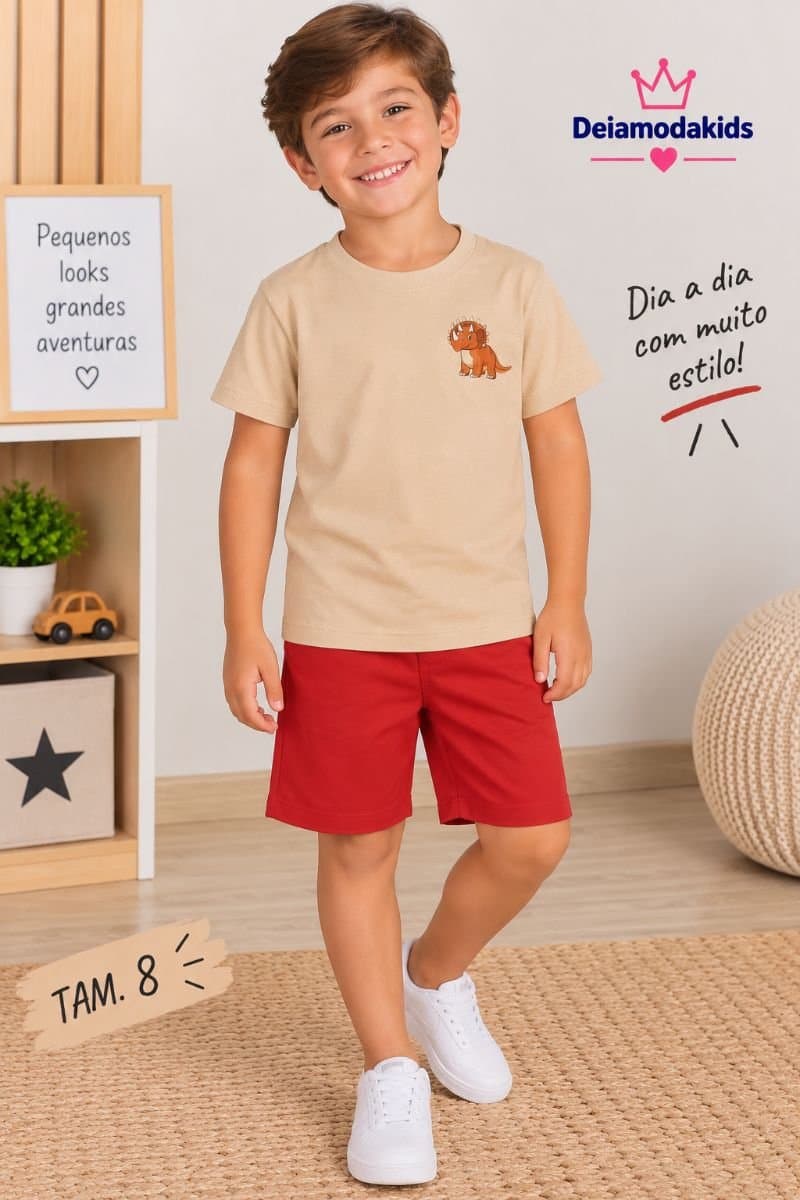 Conjunto Bermuda de Moletom
