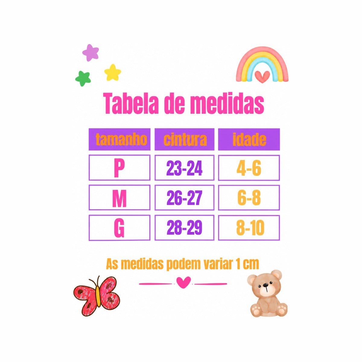 Calcinhas de algodão (Kit com 3 unidades) - Foto 2