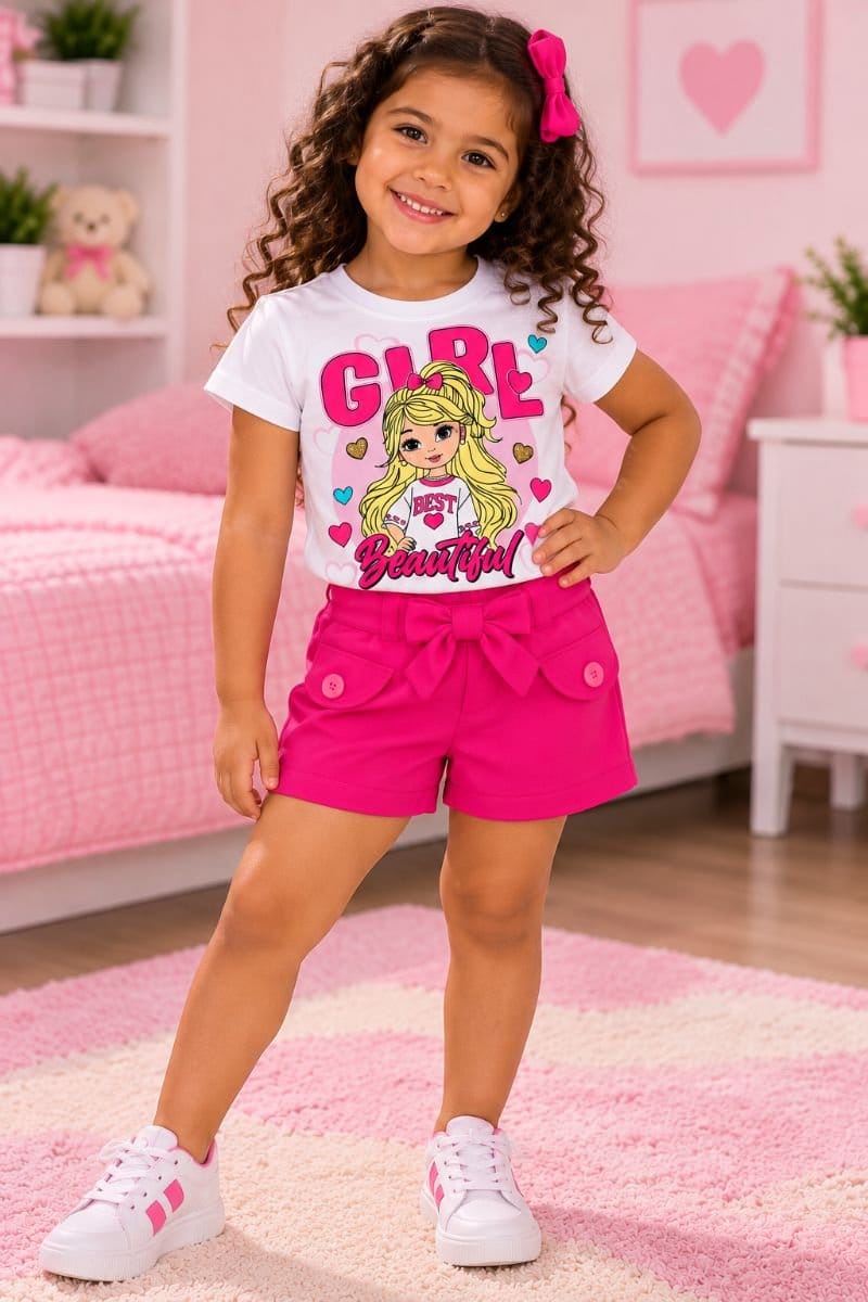 Conjunto short Beautiful - Foto 1