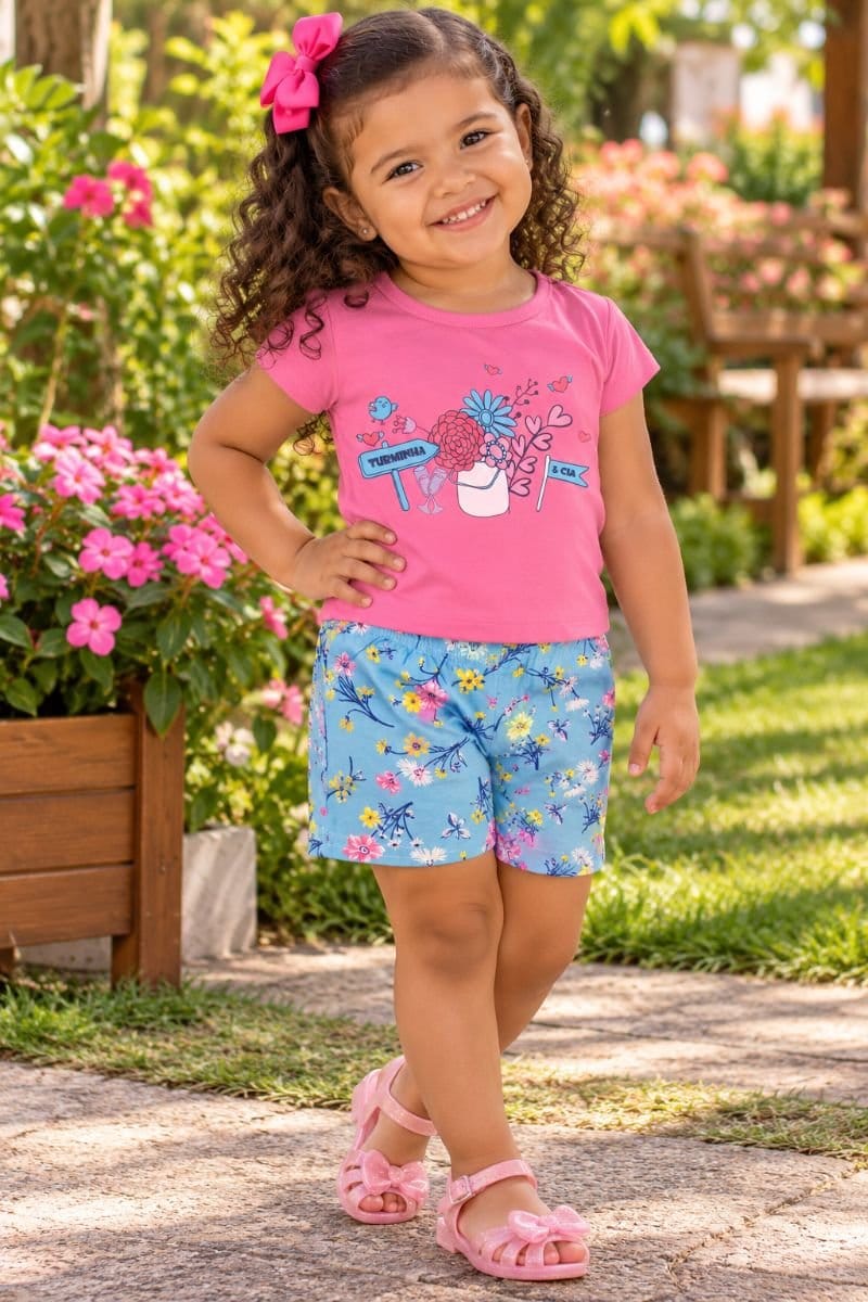 Conjunto dia a dia menina - Foto 1