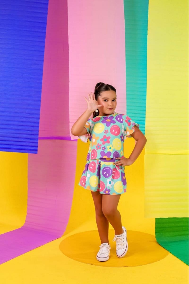 Conjunto Luana Emoji - Foto 1