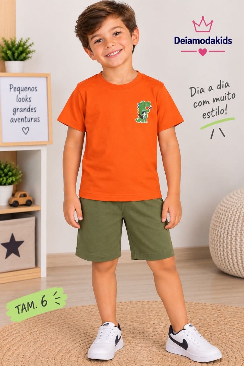 Conjunto Bermuda de Moletom - Foto 1