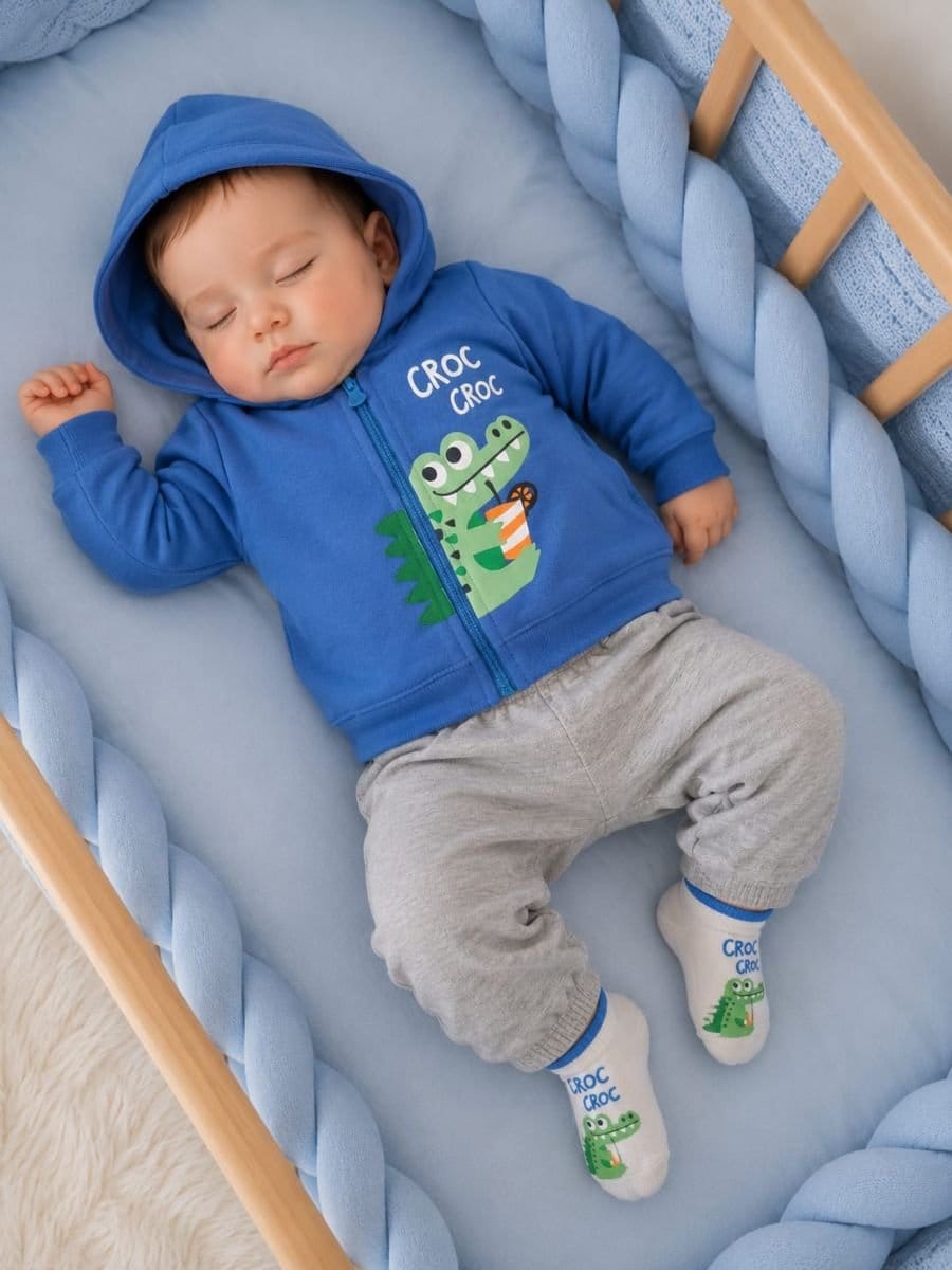 Conjunto de Moletom Flanelado Baby - Foto 1